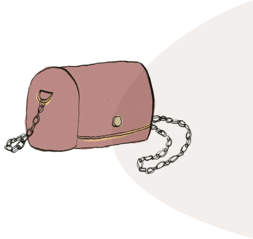 graphic of purse