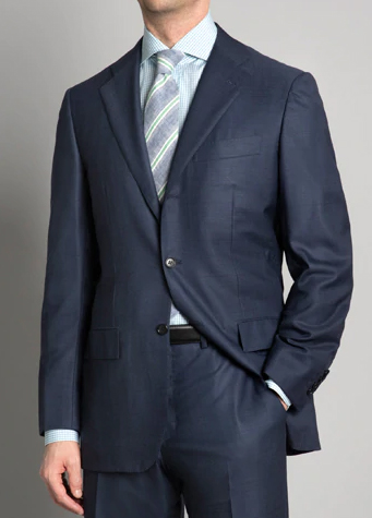 man wearing suit